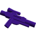 LEGO Donkerpaars Blaster Gun - Kort  (58247)