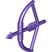 LEGO Dark Purple Bow with Arrow (4499 / 61537)