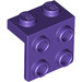 LEGO Dunkelviolett Halterung 1 x 2 mit 2 x 2 (21712 / 44728)