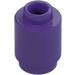 LEGO Dark Purple Brick 1 x 1 Round with Open Stud (3062)