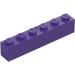 LEGO Dark Purple Brick 1 x 6 (3009 / 30611)