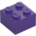 LEGO Dark Purple Brick 2 x 2 (3003 / 6223)