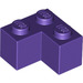 LEGO Violet foncé Brique 2 x 2 Coin (2357)
