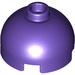 LEGO Violet foncé Brique 2 x 2 Rond avec Dome Haut (Goujon creux, support d&#039;essieu) (3262 / 30367)