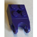 LEGO Dark Purple Brick 2 x 2 with Ball Socket and Axlehole (Wide Reinforced Socket) (62712)