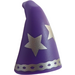 LEGO Dark Purple Cone Hat with Silver Stars (17349 / 56998)