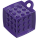 LEGO Тъмно лилаво Cube 3 x 3 x 3 с Пръстен (69182)