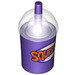 LEGO Dark Purple Cup with Straw with &#039;SQUISHEE‘ (20495 / 21791)