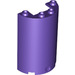 LEGO Violet foncé Cylindre 2 x 4 x 5 Demi (35313 / 85941)
