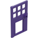 LEGO Dark Purple Door 4 x 6 with Cut Out (79730)