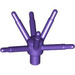 LEGO Dark Purple Flower Stem with Stalk and 6 Stems (19119)