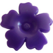 LEGO Violet foncé Fleur avec Serrated Pétales (93080)