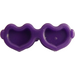 LEGO Violet foncé Heart-Shaped Sunglasses