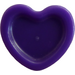 LEGO Dark Purple Heart with Small Pin