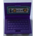 LEGO Dark Purple Laptop with Screen Sticker (18659)