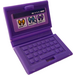 LEGO Donkerpaars Laptop met Geel, Blauw en Paars Ribbon Sticker (18659)