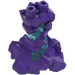 LEGO Dark Purple Lower Body with Swirling Rocks over Transparent Light Blue Cone  (28376)