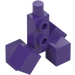 LEGO Dark Purple Minecraft Creeper Torso (19734 / 34102)