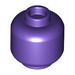 LEGO Dark Purple Minifigure Head (Recessed Solid Stud) (3274 / 3626)