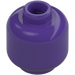 LEGO Dark Purple Minifigure Head (Recessed Solid Stud) (3274 / 3626)