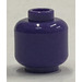 LEGO Dark Purple Minifigure Head (Safety Stud) (3626 / 88475)
