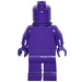 LEGO Dark Purple Monochrome Dark Purple Minifigure
