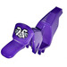LEGO Dark Purple Motorcycle Fairing Body with Garmadon Head Sticker (50860)