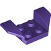 LEGO Dark Purple Mudguard Plate 2 x 2 with Flared Wheel Arches (41854)