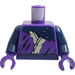 LEGO Dark Purple Ninjago Ghost Torso with Scarf (973 / 76382)