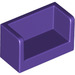 LEGO Dark Purple Panel 1 x 2 x 1 with Closed Corners (23969 / 35391)