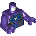 LEGO Dunkelviolett Pepper Potts - Rescue Minifig Torso (973 / 76382)