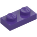 LEGO Dark Purple Plate 1 x 2 (3023 / 28653)