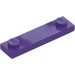 LEGO Dark Purple Plate 1 x 4 with Two Studs with Groove (41740)