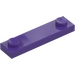 LEGO Dark Purple Plate 1 x 4 with Two Studs without Groove (92593)