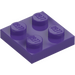 LEGO Dark Purple Plate 2 x 2 (3022)