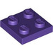 LEGO Dark Purple Plate 2 x 2 (3022 / 94148)