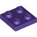 LEGO Violet foncé assiette 2 x 2 (3022 / 94148)