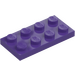 LEGO Dark Purple Plate 2 x 4 (3020)