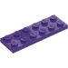 LEGO Mørk lilla Plate 2 x 6 (3795)