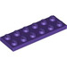 LEGO Violet foncé assiette 2 x 6 (3795)