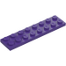 LEGO Dunkelviolett Platte 2 x 8 (3034)