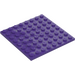 LEGO Dark Purple Plate 8 x 8 (41539 / 42534)