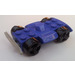LEGO Dark Purple Racers Chassis with Black Wheels