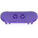 LEGO Dark Purple Skateboard with Four Wheel Clips (42511 / 88422)