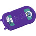 LEGO Dark Purple Skateboard with Four Wheel Clips with Raccoon in Spacesuit (2 Part) Sticker (42511)