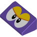 LEGO Dark Purple Slope 1 x 2 (31°) with Scuttlebug Eyes (85984)