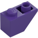 LEGO Viola scuro Pendenza 1 x 2 (45°) Invertito (3665)