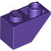 LEGO Violet foncé Pente 1 x 2 (45°) Inversé (3665)