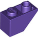 LEGO Dark Purple Slope 1 x 2 (45°) Inverted (3665)