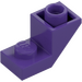 LEGO Dark Purple Slope 1 x 2 (45°) Inverted with Plate (2310)